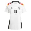 Maglia ufficiale Germania Sane 19 Casa Euro 2024 per Donna